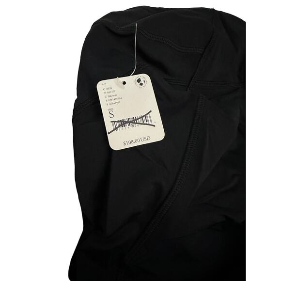 Free People Make Way Rasher Surf Capri Black Legging Rash Guard Swim Size Small - Picture 6 of 9